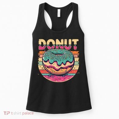 Vintage Retro DONUT Women's Tank Top