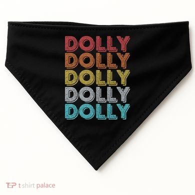 Vintage Retro Dolly USA-Made Doggie Bandana