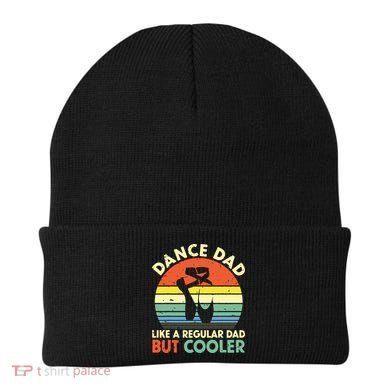 Vintage Retro Dance Dad Like A Regular Dad But Cooler Daddy Beanie