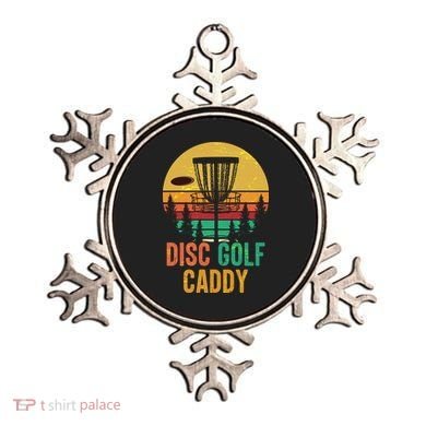 Vintage Retro Disc Golf Caddy Ornament