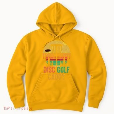 Vintage Retro Disc Golf Caddy Hoodie