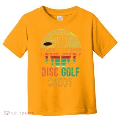 Vintage Retro Disc Golf Caddy Toddler T-Shirt