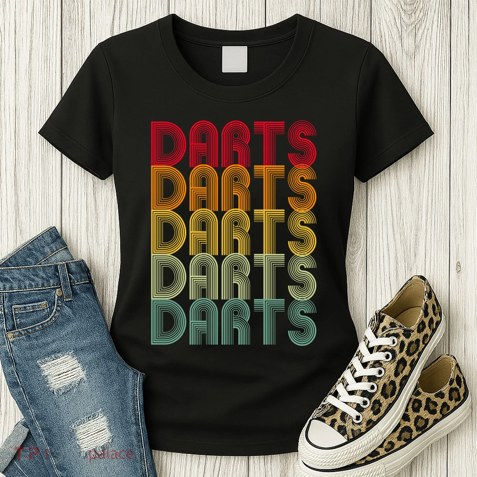 Vintage Retro Darts Women's T-Shirt