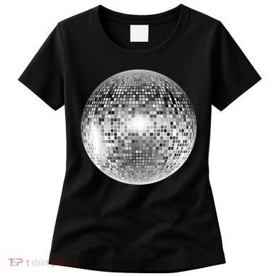 Vintage Retro Disco Ball Retro 1980s DJ Women's T-Shirt