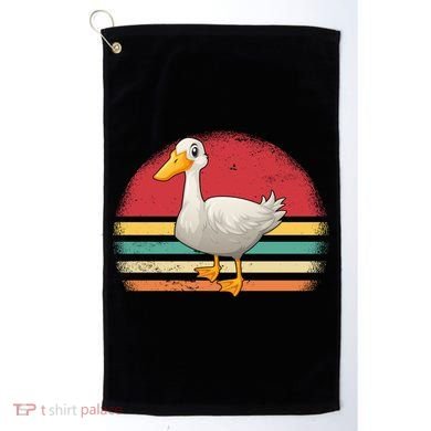 Vintage Retro Duck Gift Golf Towel