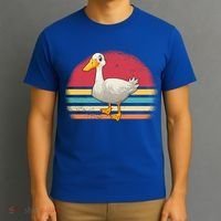 Vintage Retro Duck Gift T-Shirt thumb 3