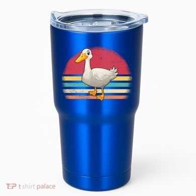 Vintage Retro Duck Gift Tumbler
