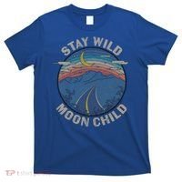 Vintage Retro Distressed Stay Wild Moon Great Gift T-Shirt thumb 0