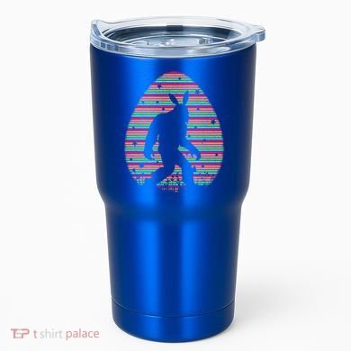 Vintage Retro Easter Egg Lover Funny Bigfoot Easter Sunday Gift Tumbler