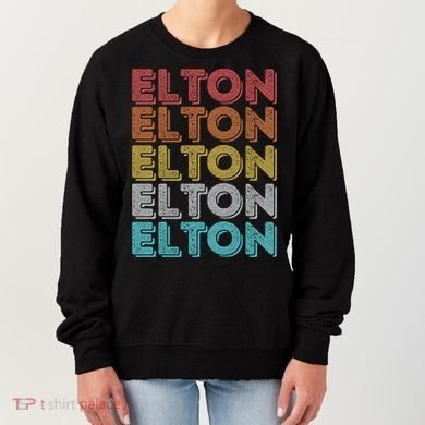 Vintage Retro Elton Gift Women's Sweatshirt