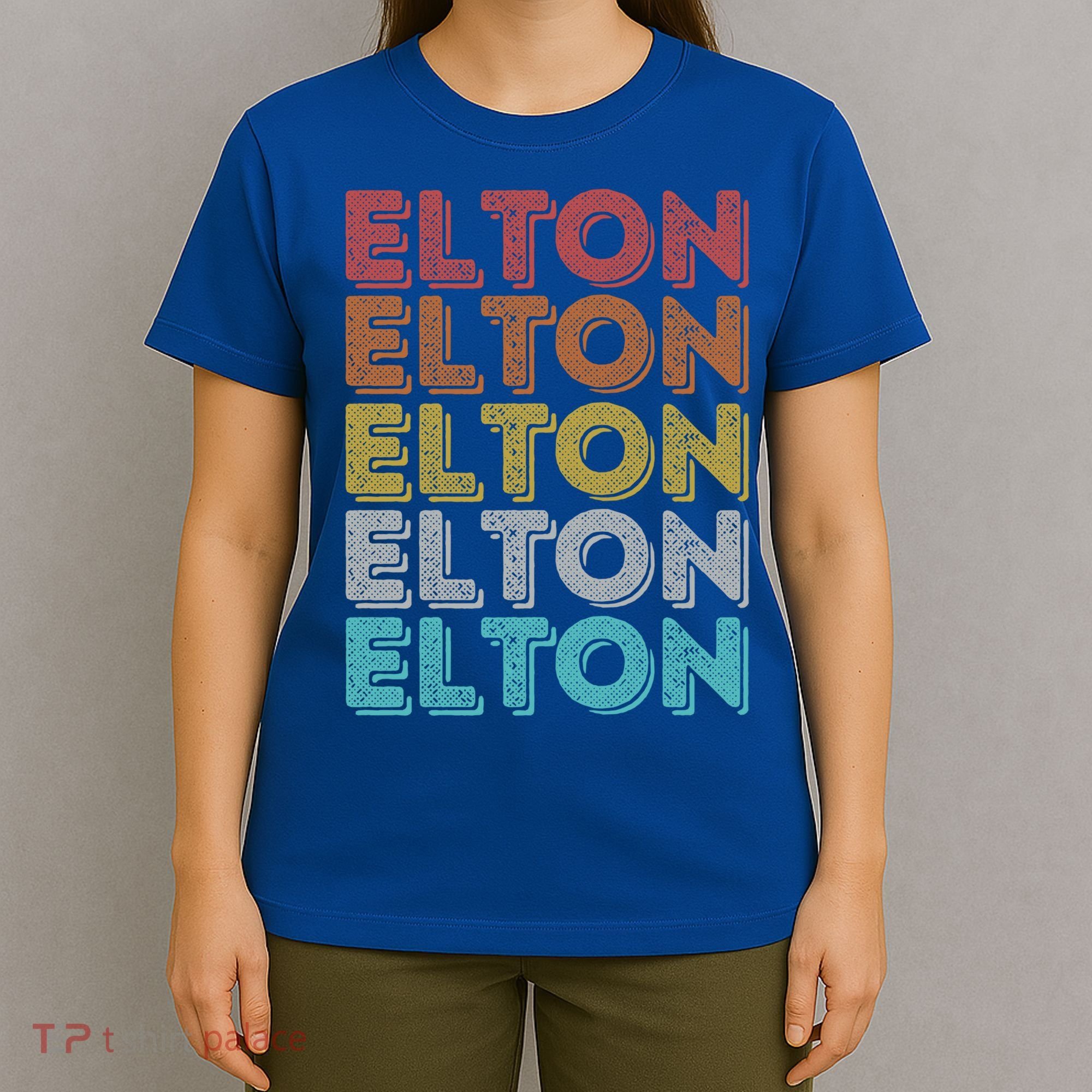 Vintage Retro Elton Gift T-Shirt