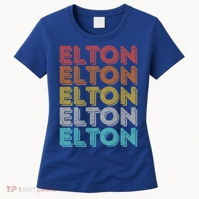 Vintage Retro Elton Gift Women's T-Shirt