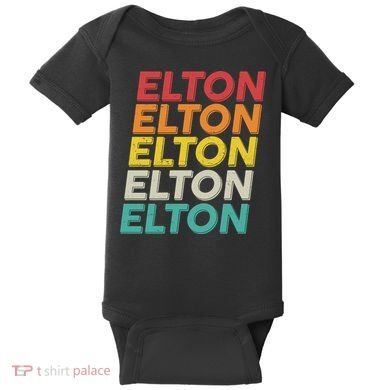 Vintage Retro Elton Baby Bodysuit