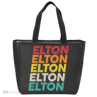 Vintage Retro Elton Tote Bag