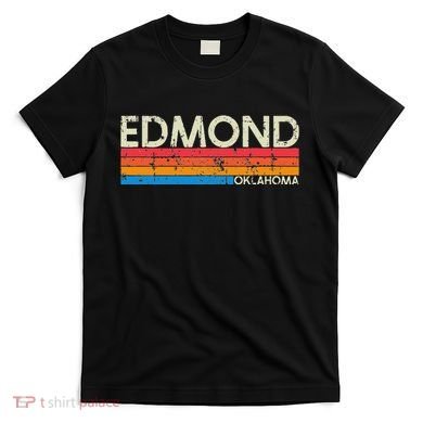 Vintage Retro Edmond Oklahoma Distressed T-Shirt