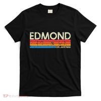 Vintage Retro Edmond Oklahoma Distressed T-Shirt thumb 0