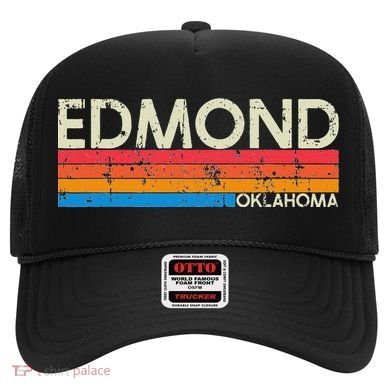 Vintage Retro Edmond Oklahoma Distressed Hat