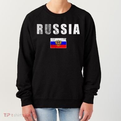 Vintage Russia Flag Women's Sweatshirt
