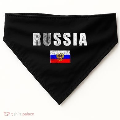 Vintage Russia Flag USA-Made Doggie Bandana