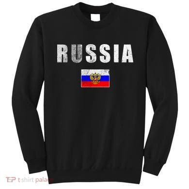 Vintage Russia Flag Sweatshirt