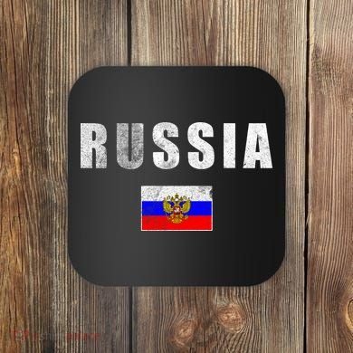 Vintage Russia Flag Coaster