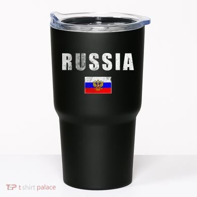 Vintage Russia Flag Tumbler