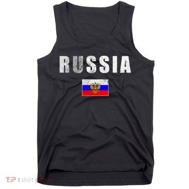 Vintage Russia Flag Tank Top
