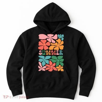 Vintage Retro Floral Summer Hoodie