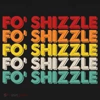 Vintage Retro Fo' Shizzle Kids Long Sleeve Shirt thumb 2
