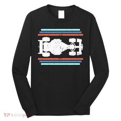 Vintage Retro Formula Racing Racing Party Funny Gift Long Sleeve Shirt