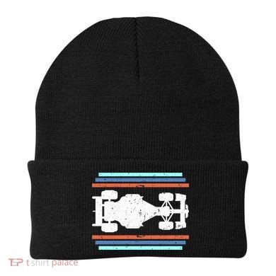 Vintage Retro Formula Racing Racing Party Funny Gift Beanie