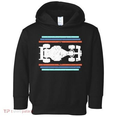 Vintage Retro Formula Racing Racing Party Funny Gift Toddler Hoodie
