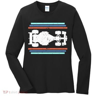 Vintage Retro Formula Racing Racing Party Funny Gift Women's Long Sleeve Shirt