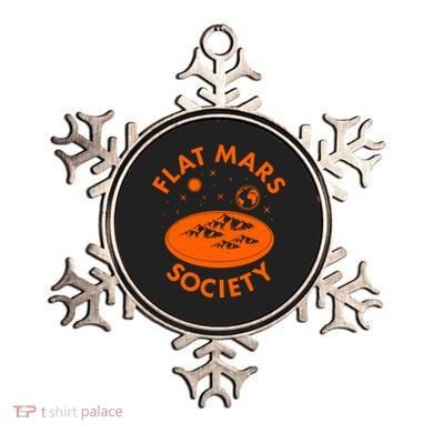 Vintage Retro Flat Mars Society Ornament