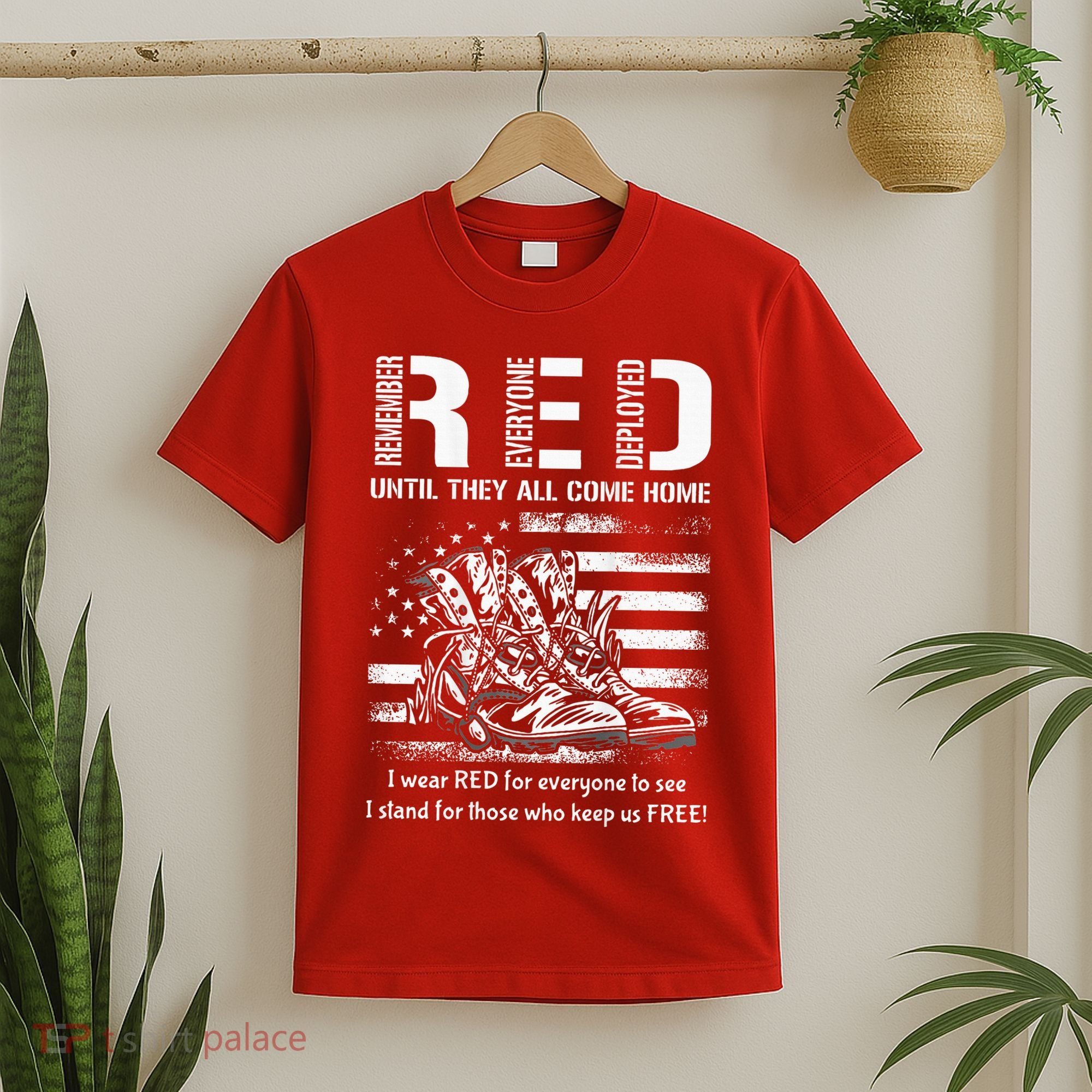 Vintage Red Friday Until They Come Home USA American Flag T-Shirt