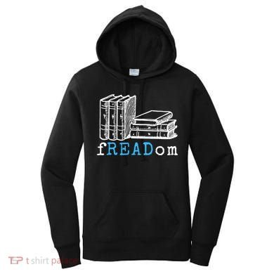 Vintage Retro Freadom Gift I Read Banned Books Gift Women's Hoodie