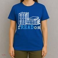 Vintage Retro Freadom Gift I Read Banned Books Gift T-Shirt thumb 4