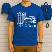 Vintage Retro Freadom Gift I Read Banned Books Gift T-Shirt thumb 6