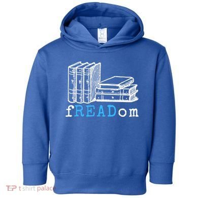 Vintage Retro Freadom Gift I Read Banned Books Gift Toddler Hoodie