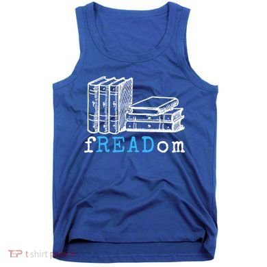 Vintage Retro Freadom Gift I Read Banned Books Gift Tank Top