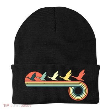 Vintage Retro Flying Geese Beanie
