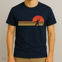 Vintage Retro Fly Fisherman Fishing Fan T-Shirt thumb 3