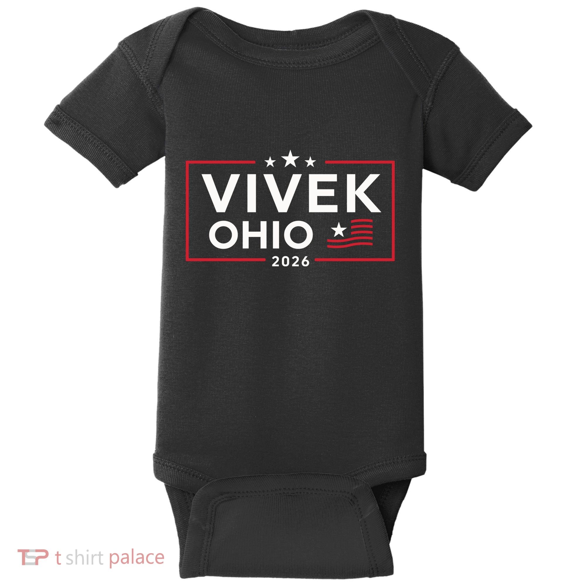 Vivek Ramaswamy For Governor Of Ohio 2026 Vivek Baby Bodysuit