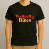 Virginity Rules Funny Virginity T-Shirt thumb 3