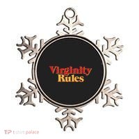 Virginity Rules Funny Virginity Ornament thumb 0