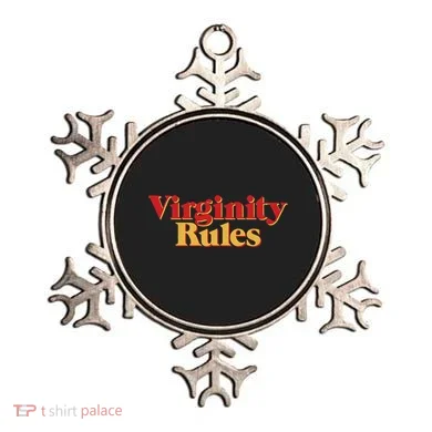 Virginity Rules Funny Virginity Ornament