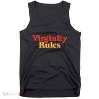 Virginity Rules Funny Virginity Tank Top thumb 0