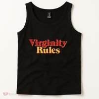 Virginity Rules Funny Virginity Tank Top thumb 2