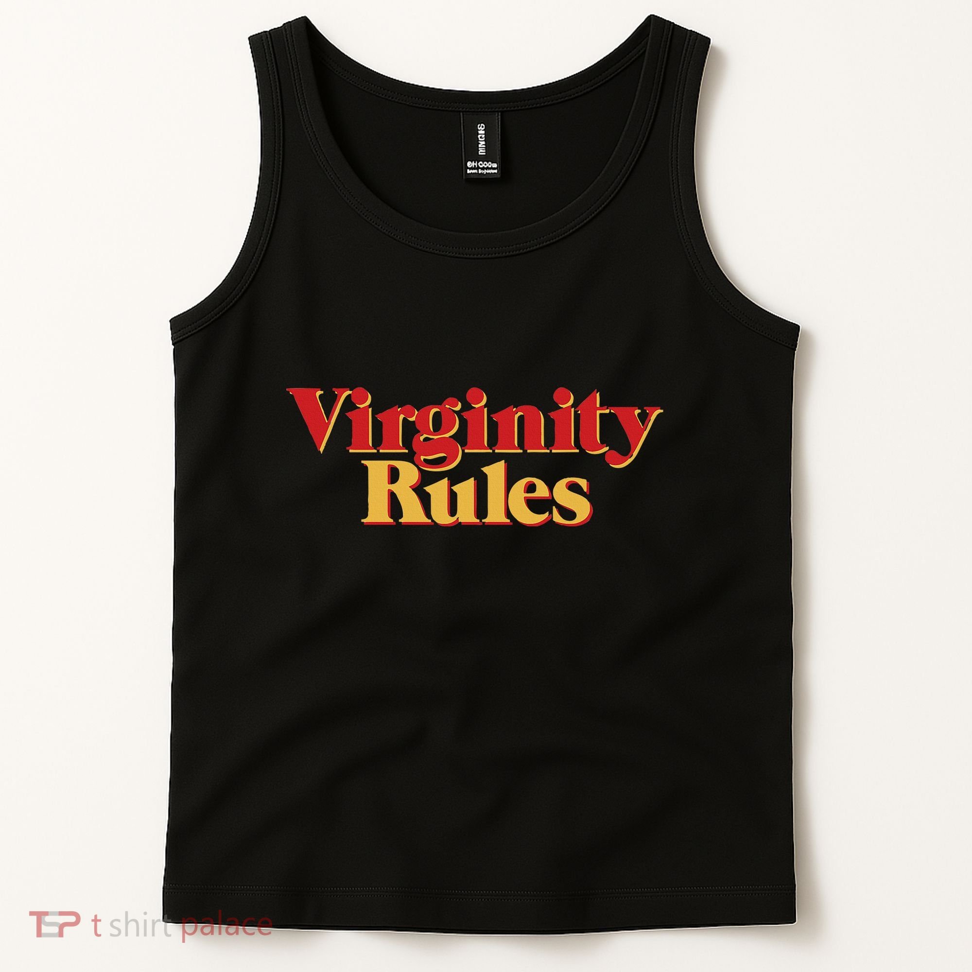 Virginity Rules Funny Virginity Tank Top