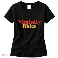 Virginity Rules Funny Virginity Women's T-Shirt thumb 0